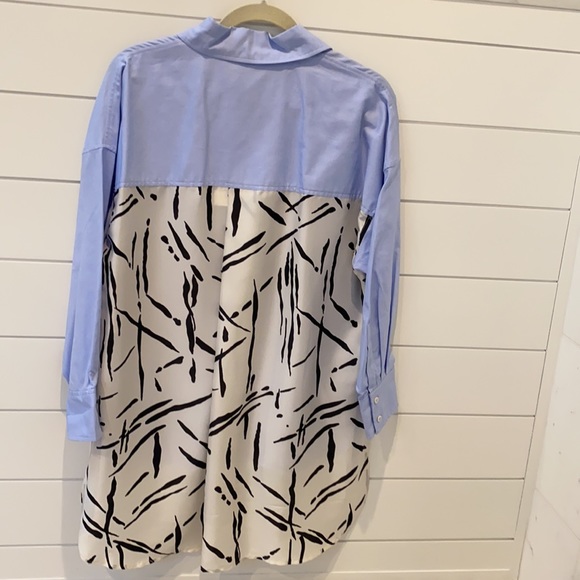 Zara Mixed Media Top - Picture 2 of 7